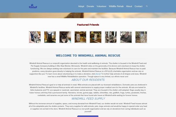 Rescue theme site design template sample