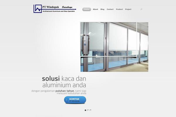 Nova theme site design template sample