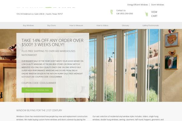 Site using EStore plugin