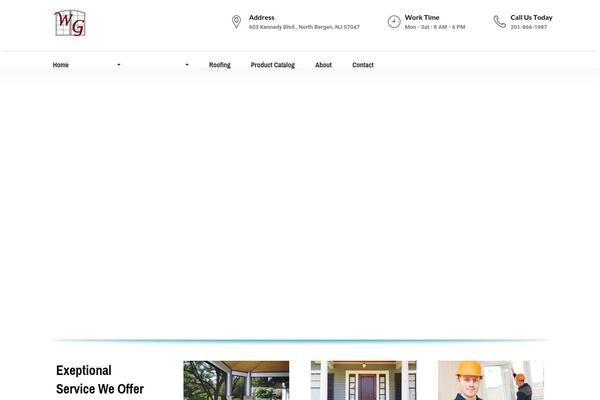Doors theme site design template sample