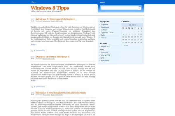 windows-8-help.de site used Bloggingpro_nft