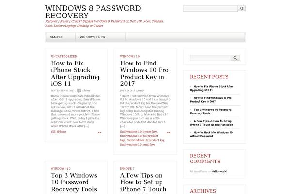 Gray White Black theme site design template sample