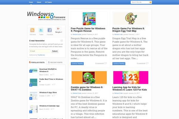 Smartblog theme site design template sample