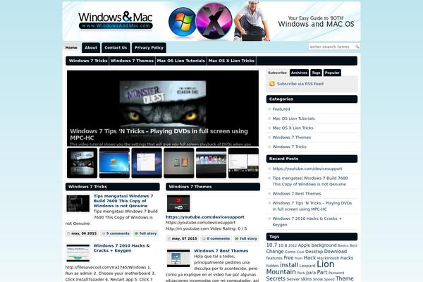 windowsandmac.com site used Wp-chatter-prem