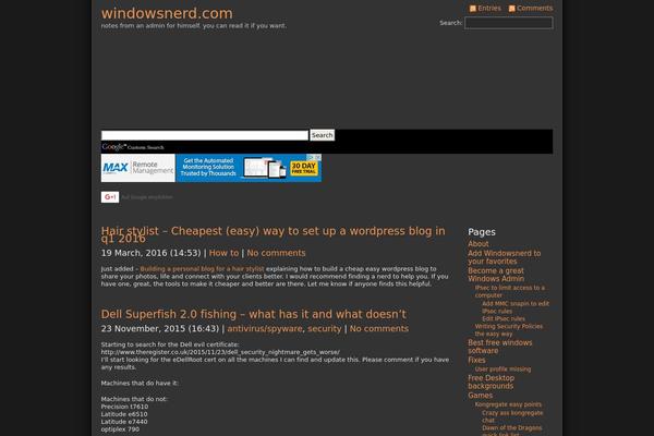 windowsnerd.com site used Daleri-dark-10