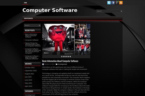 Videoblog theme site design template sample