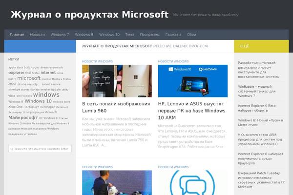 Semicolon theme site design template sample