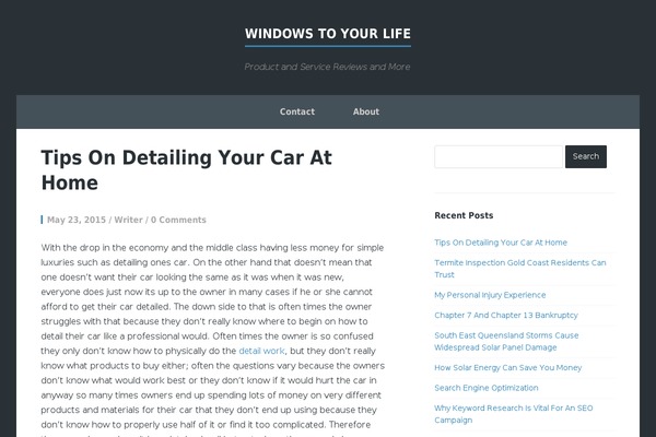 Finch theme site design template sample