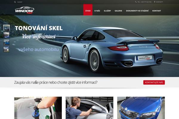 Automotive Child theme site design template sample