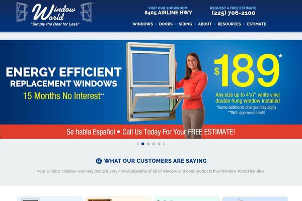 Windowworld theme site design template sample