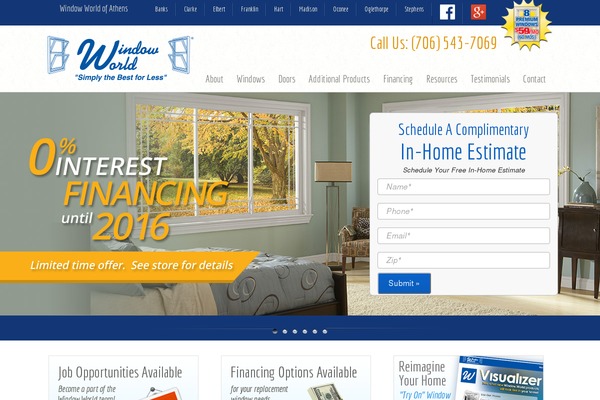 Windowworld theme site design template sample
