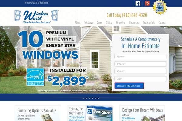 Windowworld theme site design template sample