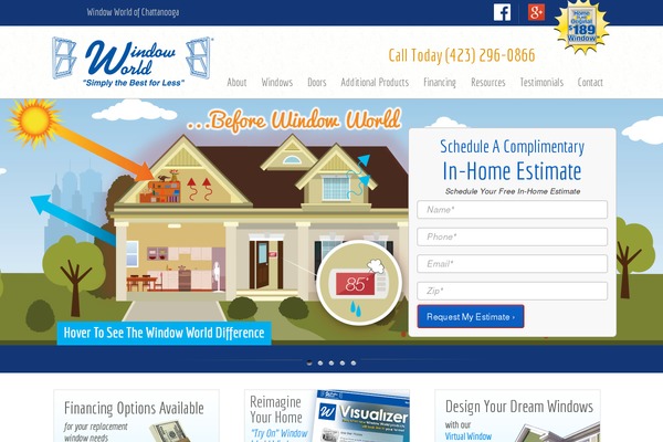 Windowworld theme site design template sample