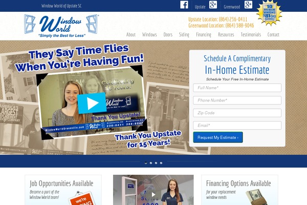Windowworld theme site design template sample