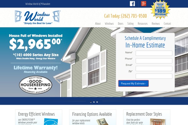 Windowworld theme site design template sample