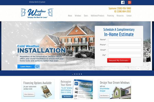 Windowworld theme site design template sample