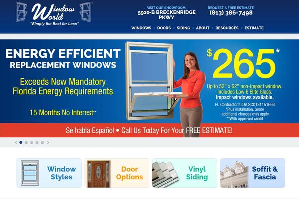 Windowworld theme site design template sample