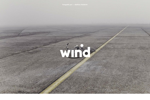 Wind theme site design template sample