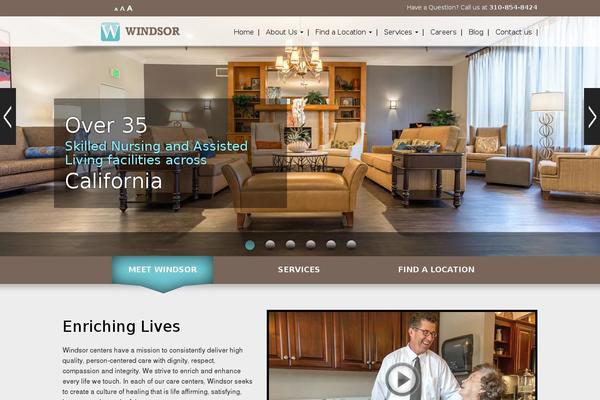 windsorcares.com site used Windsor