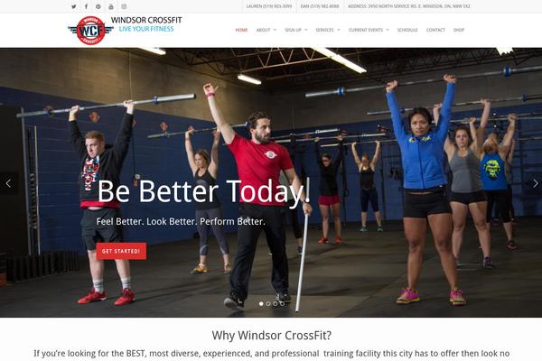windsorcrossfit.com site used Salient2