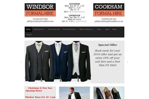 windsorformalhire.com site used Bootstrap_bones_2014