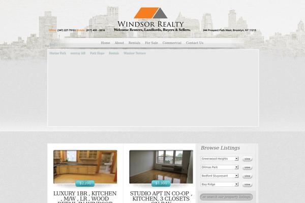 ElegantEstate theme site design template sample