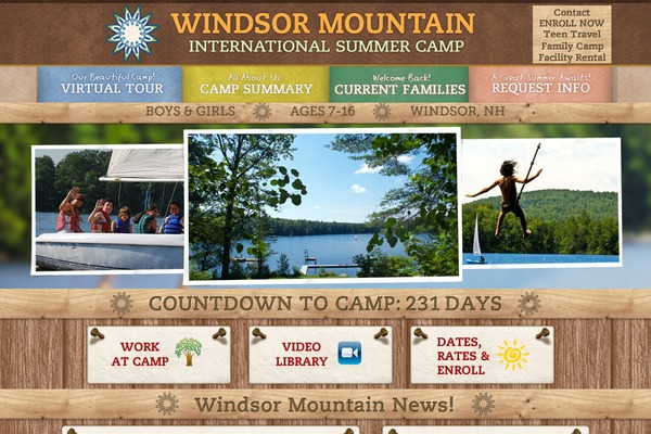 Windsor theme site design template sample