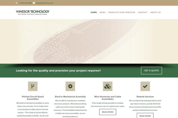 Structure theme site design template sample