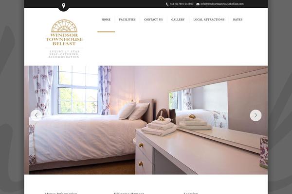 Soho Hotel theme site design template sample