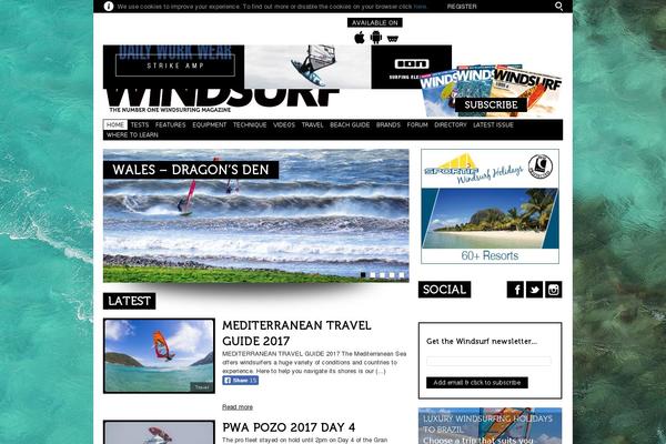 windsurf theme websites examples