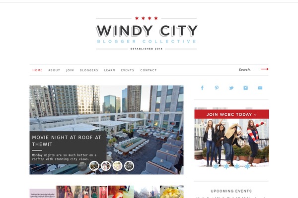 Rosalie theme site design template sample