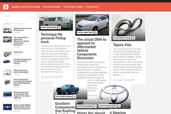 Bayside theme site design template sample