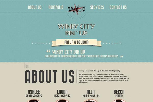 Retro theme site design template sample