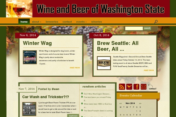 wine-beer-washington.com site used Onefold
