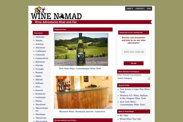Lifestyle theme site design template sample