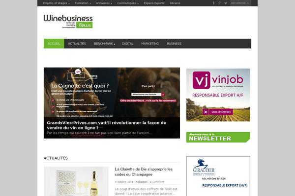 winebusinessnews.fr site used Allele