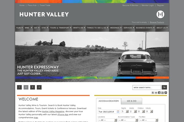 huntervalley theme websites examples