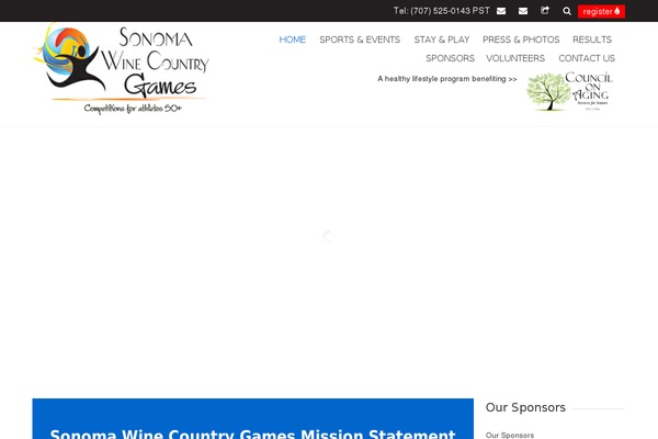 Charitas theme site design template sample