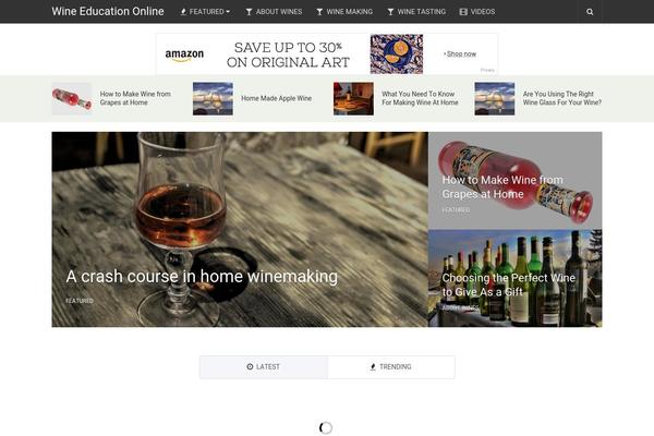 NewsPaper theme site design template sample