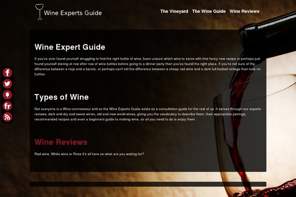 Site using Floating Social Media Links plugin