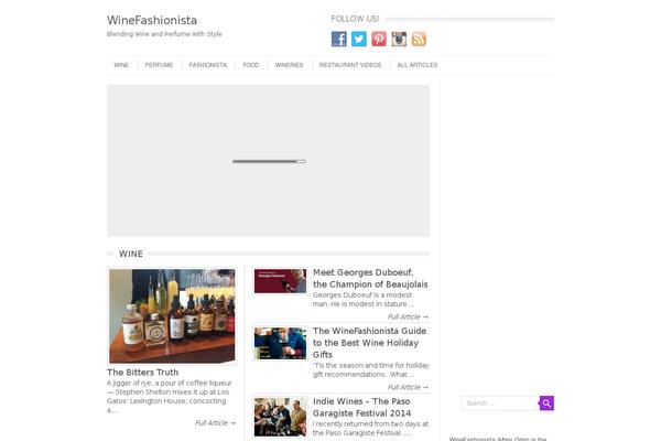 Smart-blog theme site design template sample