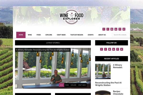 News Pro theme site design template sample