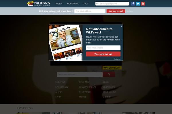 Tv theme site design template sample