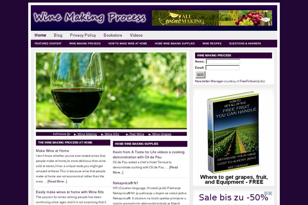 Lifestyle theme site design template sample