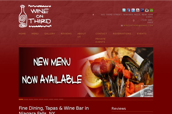 Slate theme site design template sample