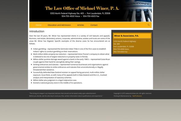 winerlaw.com site used Coporlio_v1-06