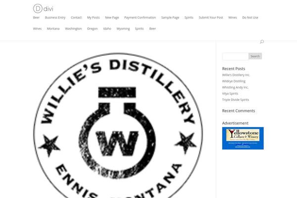 Site using Frontier Post plugin