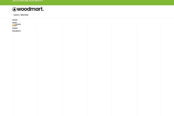 Woodmart-child theme site design template sample