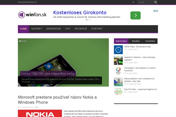 Jarida theme site design template sample