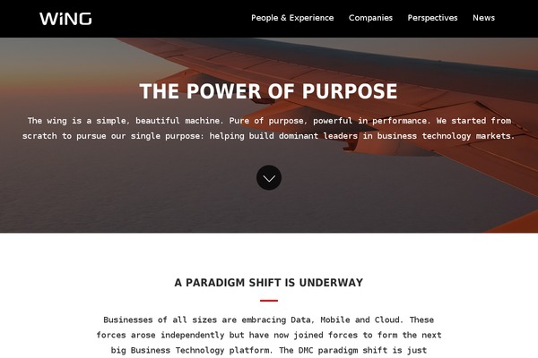 WordPress website example screenshot